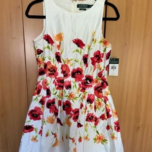Ralph Lauren floral A-Line dress